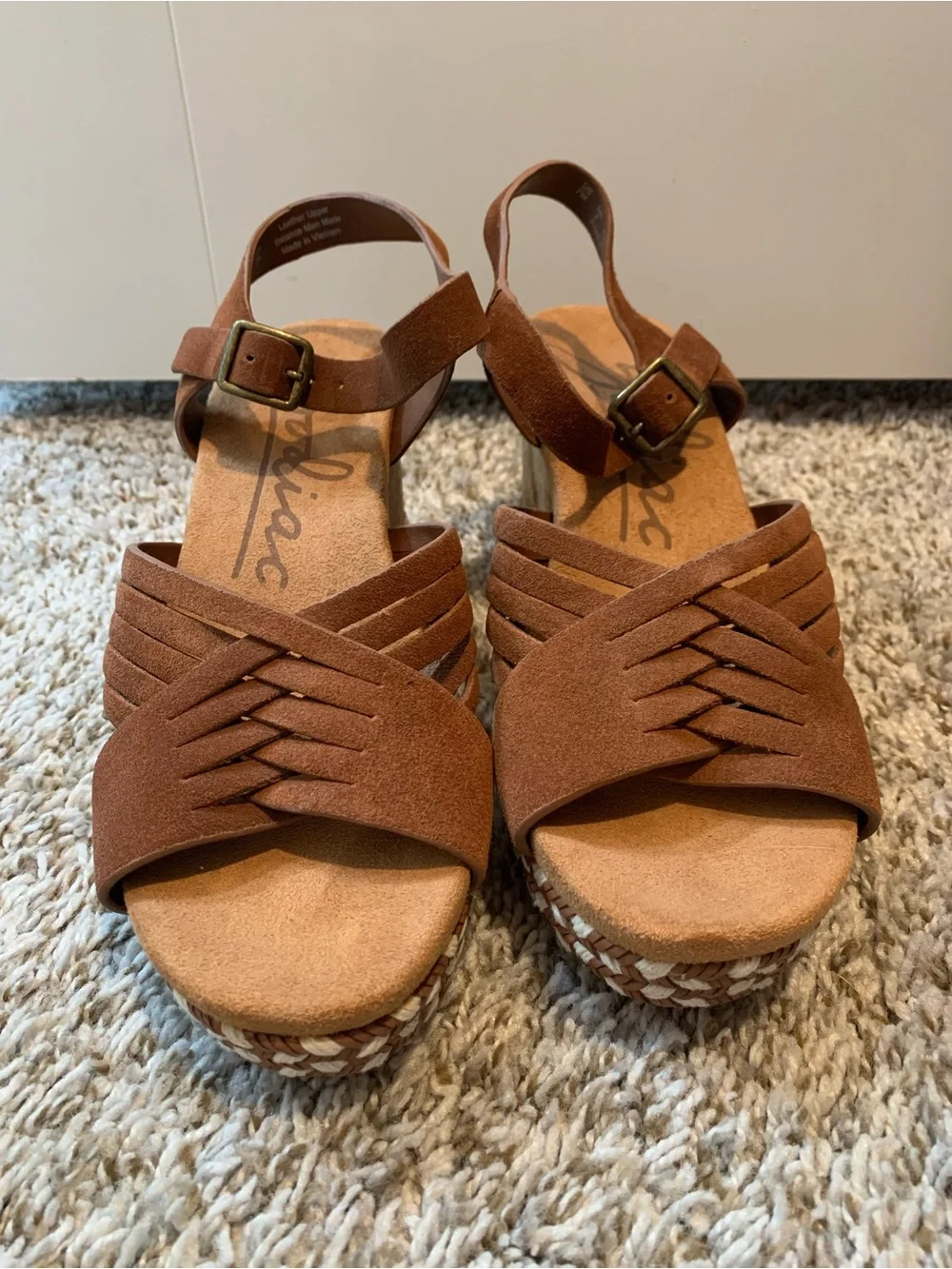 💙Zodiac Paola Wedge Sandals